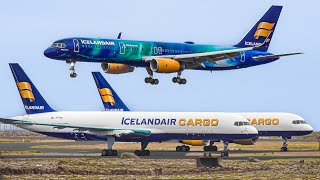 🇮🇸 200 PLANES in 3 HOURS  Reykjavik Keflavik Airport Plane Spotting Iceland  Plane ID KEFBIKF [upl. by Allare]