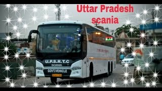 उत्तर प्रदेश की नई लक्ज़री Scania बस रोज दिल्ली से लखनऊ जाती हैं [upl. by Serles]