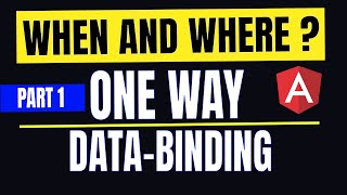 9 One Way Data Binding Practice  Part 1  Angular In Depth Hindi [upl. by Aztinaj]