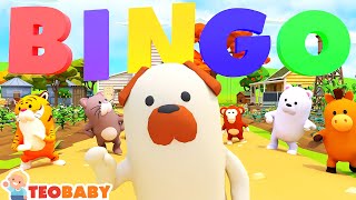 BINGO Song for Kids 🐶 Nursery Rhymes for Babies [upl. by Armillas747]