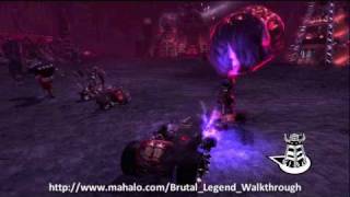 Brutal Legend Walkthrough  Mission 21 Abomination Overdrive Part 3 [upl. by Lorrimer]