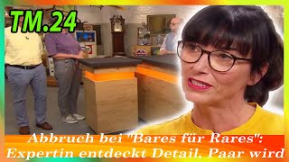 Abbruch bei Bares für Rares Expertin entdeckt Detail Paar wird sofort weggeschickt [upl. by Sihtnyc617]