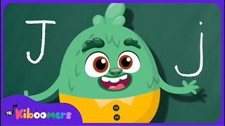 Letter J Song  THE KIBOOMERS Preschool Phonics Sounds  Uppercase amp Lowercase Letters [upl. by Brace457]