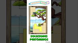 9000 Soluciones 44 Rompecabezas Matemático de Pentóminos Shorts puzzlegames [upl. by Notneuq]