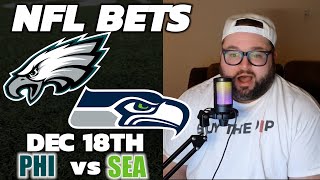 Eagles vs Seahawks Week 15 NFL Bets  Kyle Kirms Football Picks amp Predictions  The Sauce Network [upl. by Maxim]