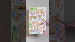 asmr decorating stickers on card asmr shorts [upl. by Kayla510]