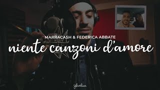 marracash  niente canzoni damore ft federica abbate testo [upl. by Demp]