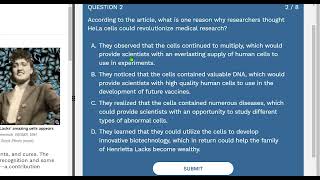 HeLa Cells Changed Science  Achieve3000 Answers [upl. by Llevert]