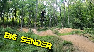 RIDING SICK DIRT JUMP TRAILS AT BIKE PARK BISHOPSTOKE [upl. by Anastasie178]