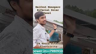 Bifacial Solar Panel 24 Hours Without Electricity [upl. by Norha]