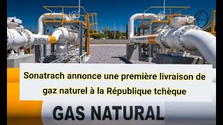 Sonatrach annonce une première livraison de gaz naturel à la République tchèque [upl. by Cristine]