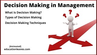 Decision Making Types of Decision Making Decision making Techniques [upl. by Ojimmas]