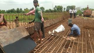 reinforcements work at minor bridge slab how reinforcement steel 121620 wt tn कितना लगता है ❓ [upl. by Einimod317]