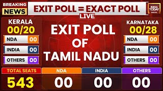 Tamil Nadu Exit Poll LIVE  Exit Poll 2024 LIVE  Lok Sabha 2024 Exit Poll  India Today LIVE [upl. by Arihsa]