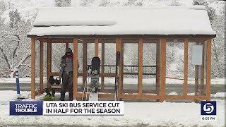 UTA ski bus service cut in half for the season [upl. by Adoc]