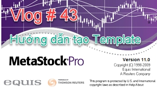 Vlog  43 Hướng dẫn tạo Template trong Metastock Professional [upl. by Grazia]