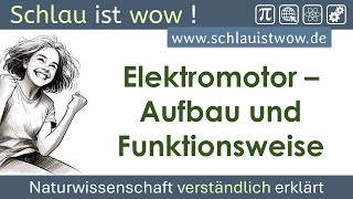 Elektromotor  Aufbau und Funktionsweise [upl. by Mulry]