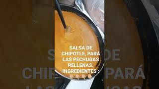 salsa de chipotle para las pechugas rellenas [upl. by Almeeta]