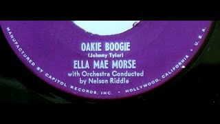 Ella Mae Morse quotOakie Boogiequot Capitol F2072 1952 Jimmy Bryant on guitar [upl. by Jeb204]