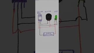 Make smoke detectorcircuit diagram electronic shortsfeed [upl. by Ailiec]