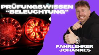 Fahrlehrer Johannes Prüfungswissen Abfahrtskontrolle Beleuchtung [upl. by Luisa]