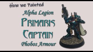 How we Paint Primaris Captain in Phobos Armour [upl. by Cordle2]