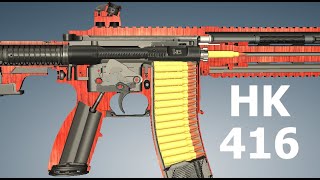 How a HK416 Rifle Works [upl. by Joscelin]