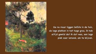 Rutger Kopland  gedicht  Ga nu maar liggen liefste [upl. by Peace]