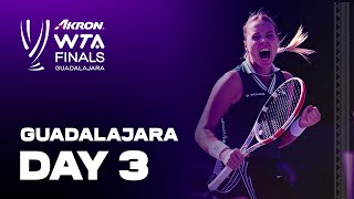 Kontaveit continues to cruise Muguruza prevails  WTA Finals Day 3 Highlights [upl. by Else434]