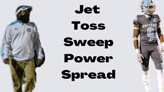 Jet Toss Sweep  Air Raid Offense [upl. by Ennaeirb666]