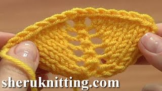 How to Increase In Knitting Using Yarn Overs Tutorial 8 Part 11 of 14 Decorative Increasing [upl. by Womack]