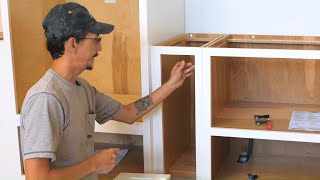 Installing Awesome New Custom RTA Kitchen Cabinets [upl. by Nepets]