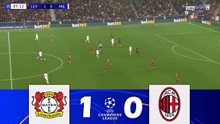 Bayer 04 Leverkusen gegen AC Mailand 10  UEFA Champions League 202425  Spielen Höhepunkte [upl. by Adnol]