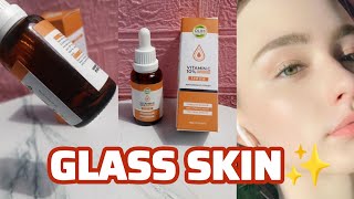 Olim Naturals Vitamin C Serum Honest review ✨ [upl. by Azitram]