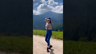 Latin Dance Cha Cha on Dolomites [upl. by Akenn]