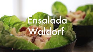 Ensalada Waldorf de Apio y Manzana  Recetas de Cocina ✅ [upl. by Adnolay]