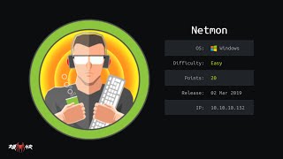 NETMON  HACK THE BOX HTB  WALKTHROUGH  R0X4R [upl. by Ardnohs]