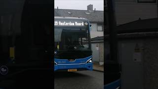 VDL LE122 MNET EBS Lijn 119 naar Amsterdam Noord komt aan in Landsmeer [upl. by Savihc]