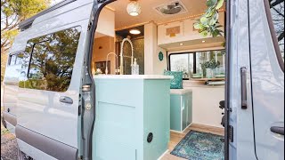 Sprinter Van Conversion Tour 🙌 [upl. by Ayojal]