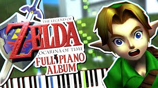 The Legend of Zelda Ocarina of Time Full Piano Album Synthesia [upl. by Aluap228]