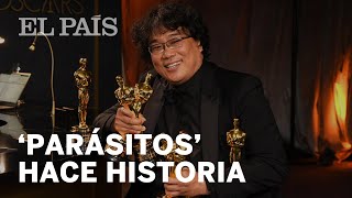 OSCARS 2020 PARÁSITOS GANA el OSCAR a MEJOR PELÍCULA [upl. by Odama]