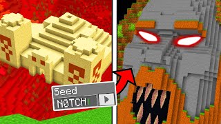 Decoding The Most Disturbing Minecraft Seeds Ever😱 [upl. by Yelats]