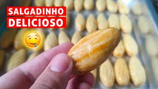 SÓ 3 INGREDIENTES SALGADINHO DE FESTA DELICIOSO MUITO SIMPLES E FÁCIL DE FAZER [upl. by Epps]