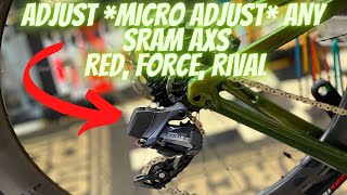 Ask a Mechanic Tuning SRAM AXS Rear Derailleurs MTB [upl. by Hartwell]