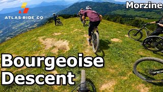 Bourgeoise Epic Descent  Morzine into Samoens [upl. by Elletnahc571]