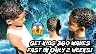 HOW TO GET WAVES FAST MY KIDS 360 WAVE UPDATE 2 WEEKS WOLFING UNBELIEVABLE PROGRESS [upl. by Hibbs230]