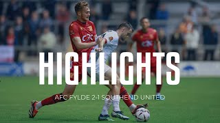 Highlights AFC Fylde 21 Southend United [upl. by Conard]