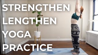 10 Minute Daily Yoga Practice  Strengthen and Lengthen Yoga By Amy [upl. by Nyllaf]