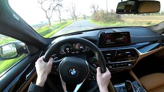 2018 BMW 530e iPerformance 185 kW  252 HP 4K POV Static drive acceleration 0100 kmh [upl. by Airliah]