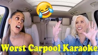 Ariana Grande amp Christina Aguilera  Worst Carpool Karaoke Ever [upl. by Nedle]